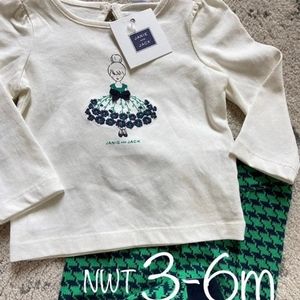Janie and Jack leggings set
